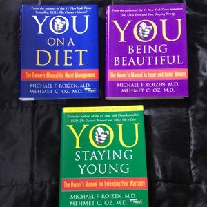 Dr Oz Hardcover Books: YOU staying young, YOU On an Diet and YOU Being Beautiful